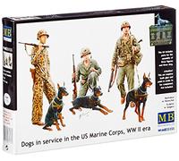 Masterbox 1:35 Scale Dogs in the service in Marine Corps, WW II Era Figure