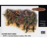 Masterbox 1:35 Scale Eastern Front Series Kit 1 German Infantry in Action (1941-1942) Figure