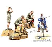 Masterbox 1:35 Scale German Artillery Crew Assembly Parts, 1.27 x 1.27 x 3.81 cm