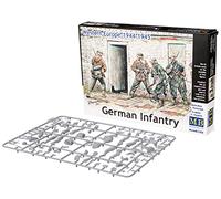 Masterbox 1:35 Scale German Infantry, Western Europe 1944-1945" Assembly Parts,Grey