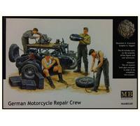 Masterbox 1:35 Scale German Motorcycle Repair Crew Assembly Parts
