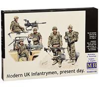 Masterbox 1:35 Scale Modern UK Infantrymen, present day Figure,