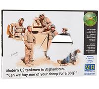 Masterbox 1:35 Scale Modern US Tankmen in Afghanistan A sheep for the BBQ? Figure