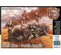 Masterbox 1:35 Scale Skull Clan Death Angels/Desert Battle Series Construction Kit (Grey)