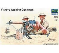 Masterbox 1:35 Scale Vickers Machine Gun Team Assembly Parts