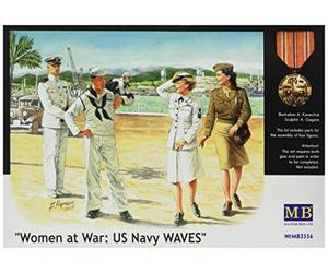 Masterbox 1:35 Scale Women at War US Navy Waves Assembly Parts