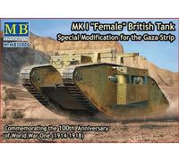 Master Box 72004 1:72nd scale Mark I "Female" British Tank Special Modification