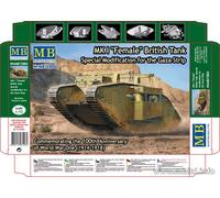 Master Box 72004 1:72nd scale Mark I "Female" British Tank Special Modification