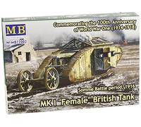 Masterbox 1:72 Scale MK I Female British Tank, Somme Battle 1916" Assembly Parts