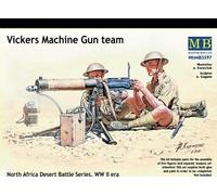 Masterbox 1:35 Scale Vickers Machine Gun Team Assembly Parts