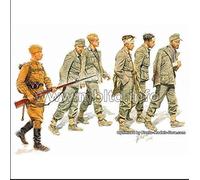 Masterbox German Captives + Guard 1944 WWII 1/35 Master Box 3517