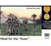 Masterbox Modern Infantry Head For The Hueys Vietnam Figures 1:35 Model Kit