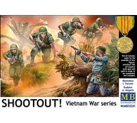 Masterbox Modern Infantry Shootout Vietnam War Figures 1:35 Model Kit
