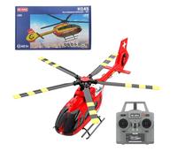 MasterBrickPlay RC Helicopter, C190 1/30 Scale H145 Helicopter 2.4G 6CH Single-Rotor Gyroscopic Flying Aircraft Model, Indoor Aircraft Flying Toy for Beginner Adults (RTF Version)