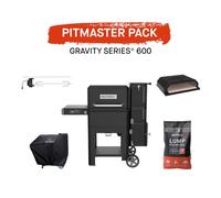 Masterbuilt Gravity Series 600 Charcoal BBQ Grill with Pitmaster Pack
