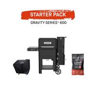 Masterbuilt Gravity Series 600 Charcoal BBQ Grill with Starter Pack