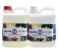 MasterCast Clear Art Resin, 4kg kit (4L / 1.1 gal),ASTM D-4236