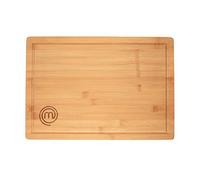 MasterChef Bamboo Cutting Board for Kitchen, Butcher Block Countertop, Large Chopping Board Wood 18" x 12", Natural, Organic & Food Safe Surface, Reversible Wooden Cutting Board with Juice Groove
