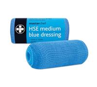 MasterChef Blue HSE Dressing Medium, Sterile 12cm x 12cm (Pack of 3) (RL942)