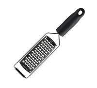 MasterChef Cheese Grater Hand Held Kitchen Food Chopper Grater for Grating Parmesan Garlic Ginger Etc Small Flat Zester Grater Stainless Steel with Non-Slip Rubber Base and Easy Grip Handle
