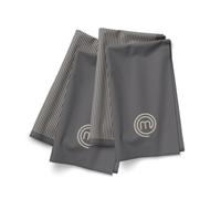 MasterChef Kitchen Towels Cotton, 4 Pack of Dish Towels for Kitchen, Kitchen Hand Towels, Tea Towels with Official Show Logo, Perfect Cooking Gift for Men or Women, Earth Collection