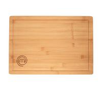 MasterChef Large Chopping Board Bamboo Butchers Block 39cm x 27cm x 3cm (18" x 10.5" x 1") Thick, Heavy Duty XL Wooden Cutting Surface with Deep Juice Groove, Food Safe & Eco-Friendly