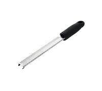 MasterChef Lemon Zester Grater with Handle, Kitchen Tool for Zesting Citrus Fruits & Finely Grating Parmesan Cheese, Garlic, Ginger, Coconut, Nutmeg, Wasabi, Chocolate etc, Stainless Steel, 12 inches