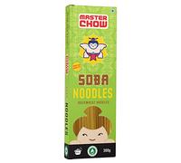MasterChow Soba Noodles, Buckwheat Noodles, 70% Buckwheat Flour and 30% Whole Wheat, No Maida, Not Fried, Natural, 300g