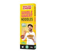 MasterChow Whole Wheat Noodles | No Artificial Preservatives | Get Restaurant Style Taste in Just 6 Minutes | Not Fried | Serves 4-5 Meals - 300gms