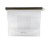 MasterClass 1.5L Reusable Food Bag with Leakproof & Airtight Seal, BPA-Free Silicone in Clear Masterclass Clear