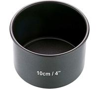 MasterClass 10cm Non-Stick Deep Round Cake Tin with Loose Base | PFAS-Free Bakeware, Carbon Steel, Loose Base for Easy Release, Perfect for Sponge Cakes and Baking, Non-Stick Technology