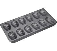 MasterClass 12 Hole Madeleine Pan, PFAS-Free Non-Stick Carbon Steel Bakeware fo