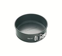 MasterClass 15 cm Springform Cake Tin with Loose Base and with PTFE, PFOA and BPA Free Non Stick, Robust 1mm Thick Carbon Steel, 6 Inch Small Round Pan, Grey