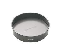 MasterClass KCMCHB12 20cm Loose Based Sandwich Tin with PFOA Non Stick, Robust 1mm Thick Carbon Steel, 8 Inch Round Cake Pan, Grey