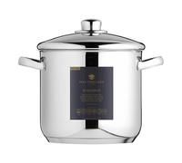 MasterClass Induction-Ready Mirror-polished Stainless Steel 7 Litre Stockpot