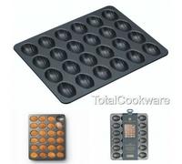 MasterClass 24 Hole Mini Shell Shaped Madeleine Best Non-Stick Baking Pan