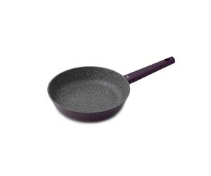 MasterClass 26cm Cast Aluminium Frying Pan, Non-Stick PFA Free, Purple, Medium