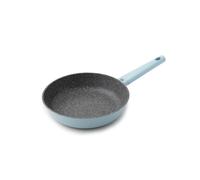 MasterClass 26cm Cast Aluminium Frying Pan, Non-Stick PFA Free, Sky Blue, Medium