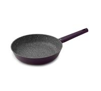 MasterClass 28cm Cast Aluminium Frying Pan, Induction Compatible, Purple Non-Stick Fry Pan with Soft Touch Handle Ideal for Eggs, Omelettes, Dishwasher Safe, Cookware