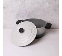 MasterClass 2pc Cast Aluminium Casserole Dish Set, Ombre Grey, 4L & 5L in Grey Masterclass Grey