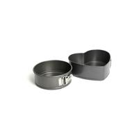 Masterclass Carbon Steel Set Of Non-Stick Spring Form Loose Base Cake Pan