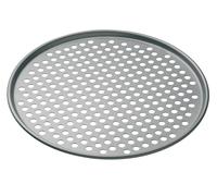 MasterClass 32 cm Perforated Pizza Tray with PFOA Non Stick, Robust 1 mm Thic...