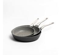 Masterclass 3Pc Aluminium Frying Pan Set With Double Non-Stick Coating