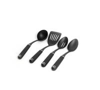 MasterClass 4pc Nylon Kitchen Utensil Set including Ladle, Slotted Spoon, Cooking Spoon & Slotted Turner | Size: Large Masterclass Multicolor Large
