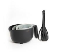 MasterClass 9Pc Kitchen Tools Bundle With Mixing Bowl, Colander, Measuring Jugs, 2X Spatulas, Cooking Spoon, Pasta Server & Masher