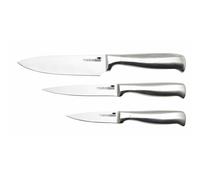 MasterClass Acero 3 Piece Knife Set - Silver - Stainless Steel - Knife Set