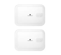 MasterClass All-in-One 2 Replacement Lids for Large 1300ml, 2000ml & 2700ml Stainless Steel Containers, Airtight and Leakproof Silicone Seals