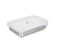 MasterClass All-in-One Stainless Steel Container with Lid and PTFE, PFOA and BPA Free Non Stick, Oven, Freezer and Microwave Safe - 1.3 L, Silver