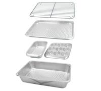 Masterclass Recycled Aluminium 5Pc Stacking Baking Set