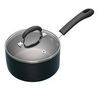 MasterClass Saucepan Aluminium Enamel 16cm Non-Stick Steel Black